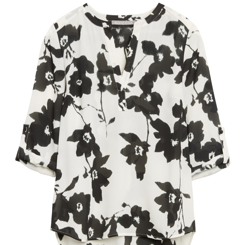 Daniel Rainn - Koda Split Neck Blouse - StitchFix